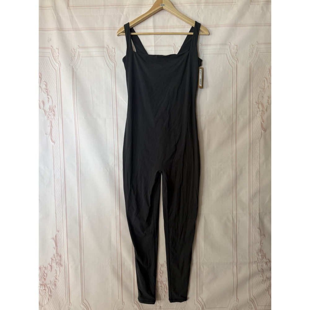 SKIMS Fits Everybody Maternity Catsuit Onyx Black Size L NWT $100